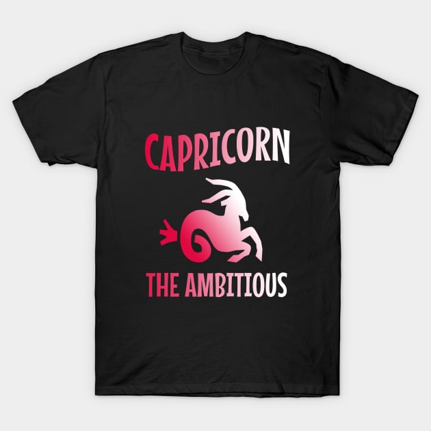 Capricorn the ambitious T-Shirt by cypryanus